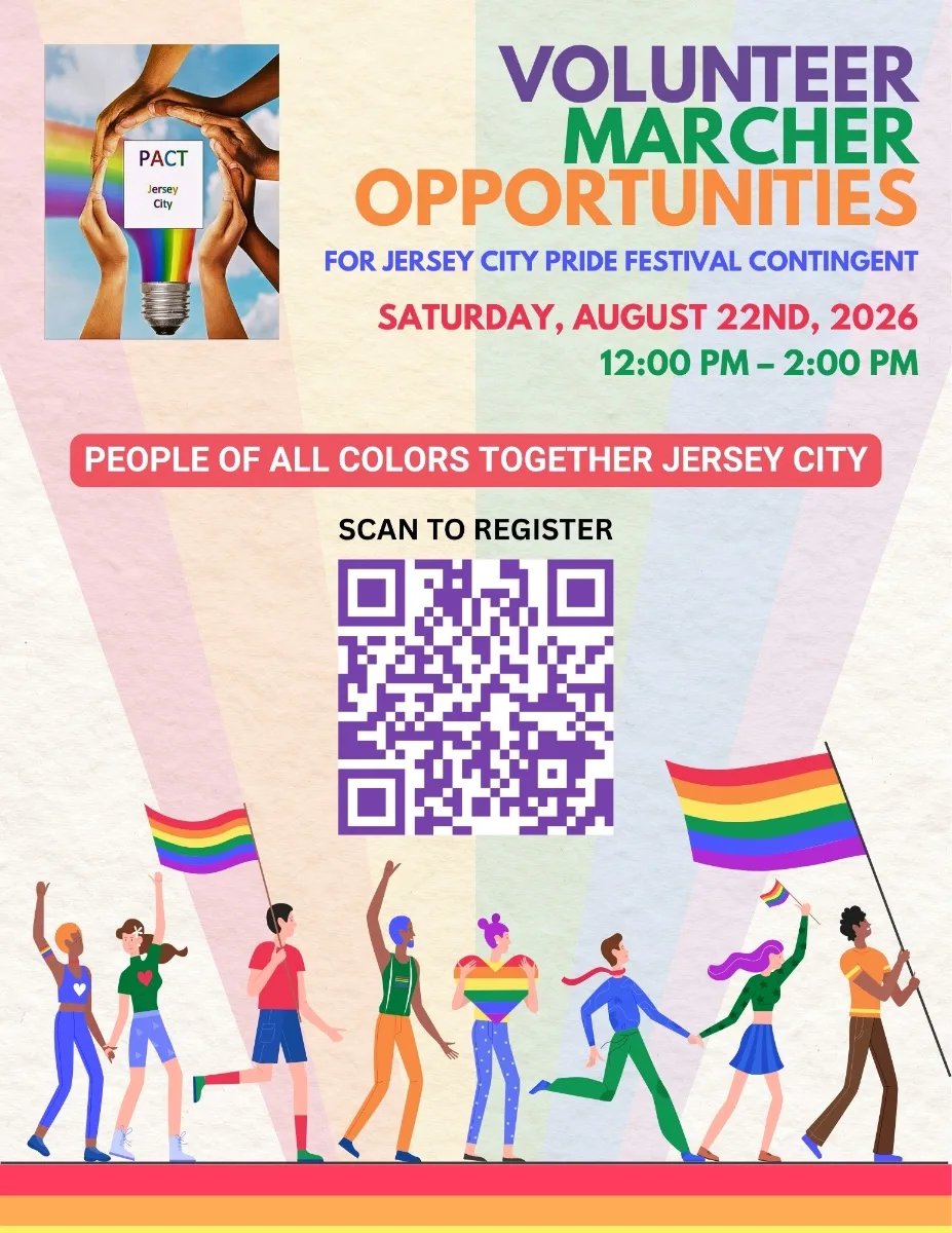 People of All Colors Together Jersey CIty