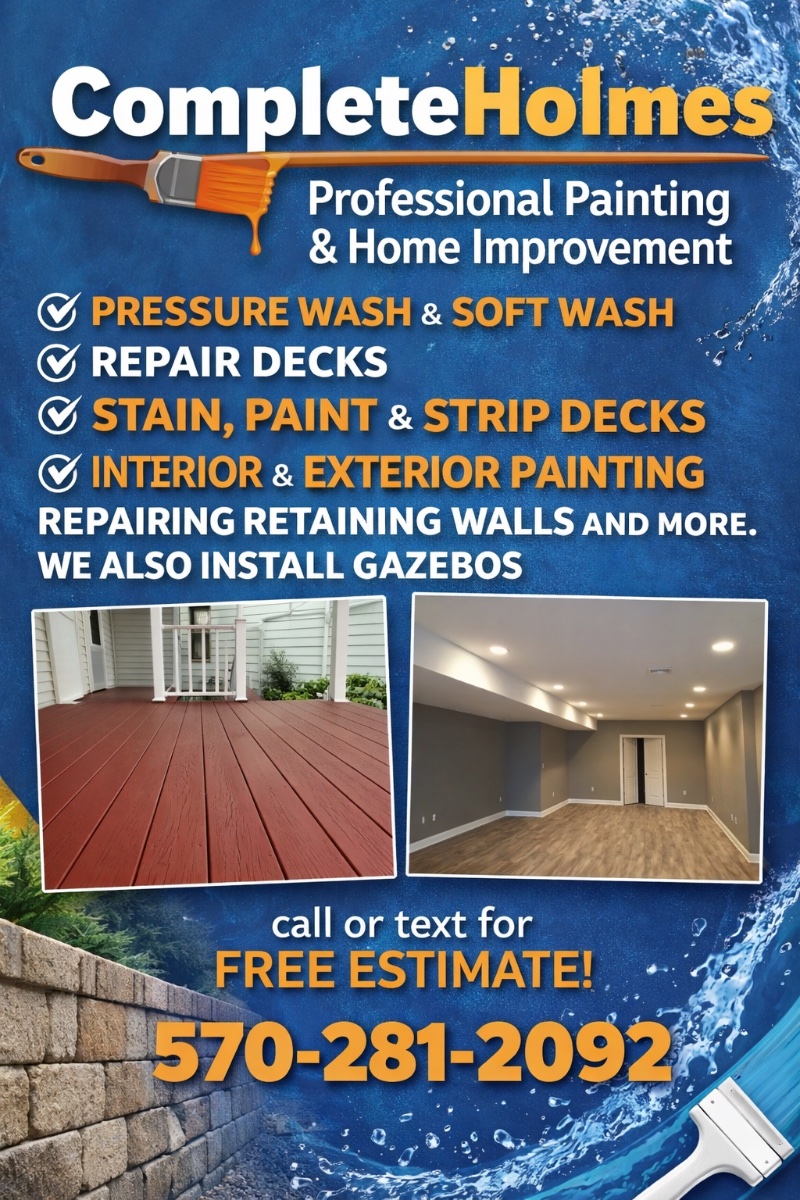 CompleteHolmes Professional Painting & Home Improvement